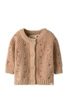 Nbfemlen Emb Ao Ls Knit Card Lil Beige Lil'Atelier
