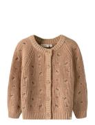 Nmfemlen Emb Ao Ls Knit Card Lil Beige Lil'Atelier