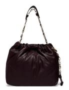 Bag M Nappa June Tote Burgundy Ba&sh