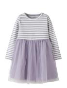 Nmftaias Ls Tulle Dress Purple Name It