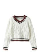 Nkfteppie Ls Short Knit Cream Name It