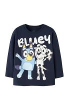 Nmmjonas Bluey Ls Nreg Top Box Sky Navy Name It