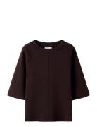 Nkfsassa Ss Slim Top Brown Name It