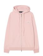 Classic Logo Zip Hoodie Pink Lexington Clothing