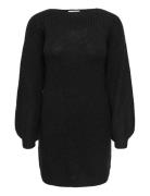Jdywhitney Megan L/S Boat Dress Knt Noos Black JDY
