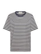 Tasaraita Unisex Ss Navy Marimekko