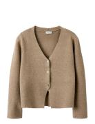 Nkfberta Ls Cardigan Knit Brown Name It