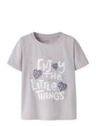 Nmfbearta Ss Top Box Purple Name It