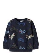 Nmmbrett Ls Nreg Sweat Unb Box Navy Name It