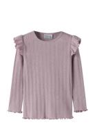 Nmfblitta Ls Slim Top Pink Name It