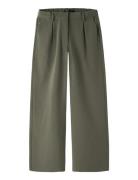 Nlfluis Nw Pleat Wide Pant Khaki LMTD