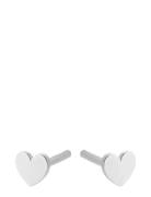 Mini Heart Earsticks Silver Pernille Corydon