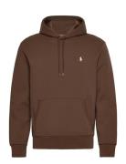 Double-Knit Hoodie Brown Polo Ralph Lauren