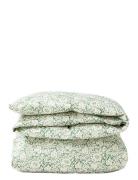 Green Floral Printed Cotton Sateen Bed Set Green Lexington Home