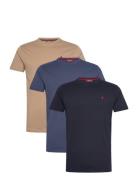 Ohio Reg Cot 3Pk Mcs M Tee Navy MCS