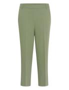 Kasakura Hw Cropped Pants Green Kaffe