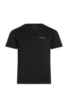 Chest Inst.logo Ss T-Shirt Black Calvin Klein