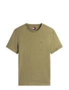 Tjm Xslim Jaspe Htr Tee Ext Khaki Tommy Jeans