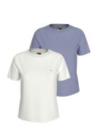 Tjw 2Pack C-Neck Tee White Tommy Jeans