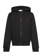 Mini Badge Zip-Through Black Calvin Klein