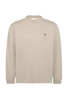 Ls Easy Monogram Tee Beige Calvin Klein Jeans