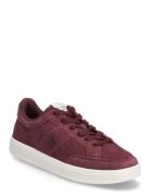 Th Heritage Court Sneaker Suede Burgundy Tommy Hilfiger