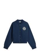 Varsity Fleece Bomber Navy Tommy Hilfiger