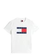 Tjw Reg Tj Flag Ss Tee White Tommy Jeans