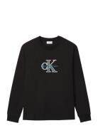 Ls 16S Jersey Tri-Color Monologo Black Calvin Klein Jeans