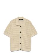 Vmhayley 2/4 Pol Ck Cardigan Boo Cream Vero Moda