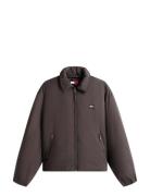 Tjm Padded Collar Jacket Brown Tommy Jeans