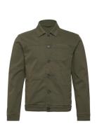Cropped Length Overshirt Khaki Lindbergh