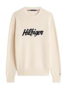 Seasonal Graphic Cotton Cneck Cream Tommy Hilfiger