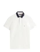 Pique Grafic Collar Reg Polo White Tommy Hilfiger