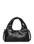 Emblem Aop Puffer Bag With Strap Black Calvin Klein