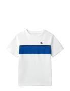Panel Colorblock S/S T-Shirt White Calvin Klein