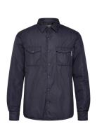 Padded Nylon Shirt - Navy Navy Garment Project