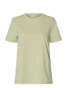 Slwmyessential Ss O-Neck Tee Noos Green Selected