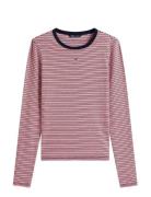 Tjw Slim Essential Rib Ls Red Tommy Jeans