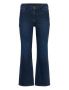 Kcflora Flared Full Lenght Jeans Navy Kaffe Curve