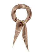 Brodaria Diamond Scarf Brown Becksöndergaard