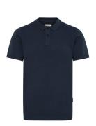 Bhbray Knit Polo Navy Blend