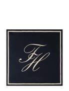 Tommy Script Silk Scarf Navy Tommy Hilfiger