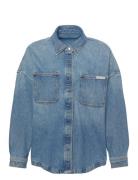 Denim Boyfriend Shirt Overnight Blue Calvin Klein Jeans