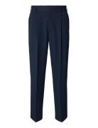Slh220-Loose Finn Flex Pants Noos Navy Selected