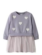 Nmfbianja Sweat Dress Bru Purple Name It