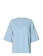 Slwcolwoman 2/4 Over D Tee Noos Blue Selected