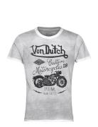 T-Shirt Print Grey Von Dutch Grey Von Dutch