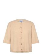 Msjanna Knit Cardigan Beige Minus