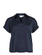 Vienna Ravenna S/S Top - Noos Navy Vila